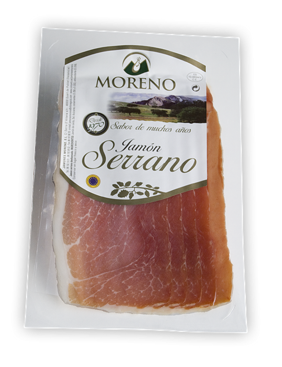 JAMÓN SERRANO / LONCHEADO / BANDEJA 100 GRAMOS
